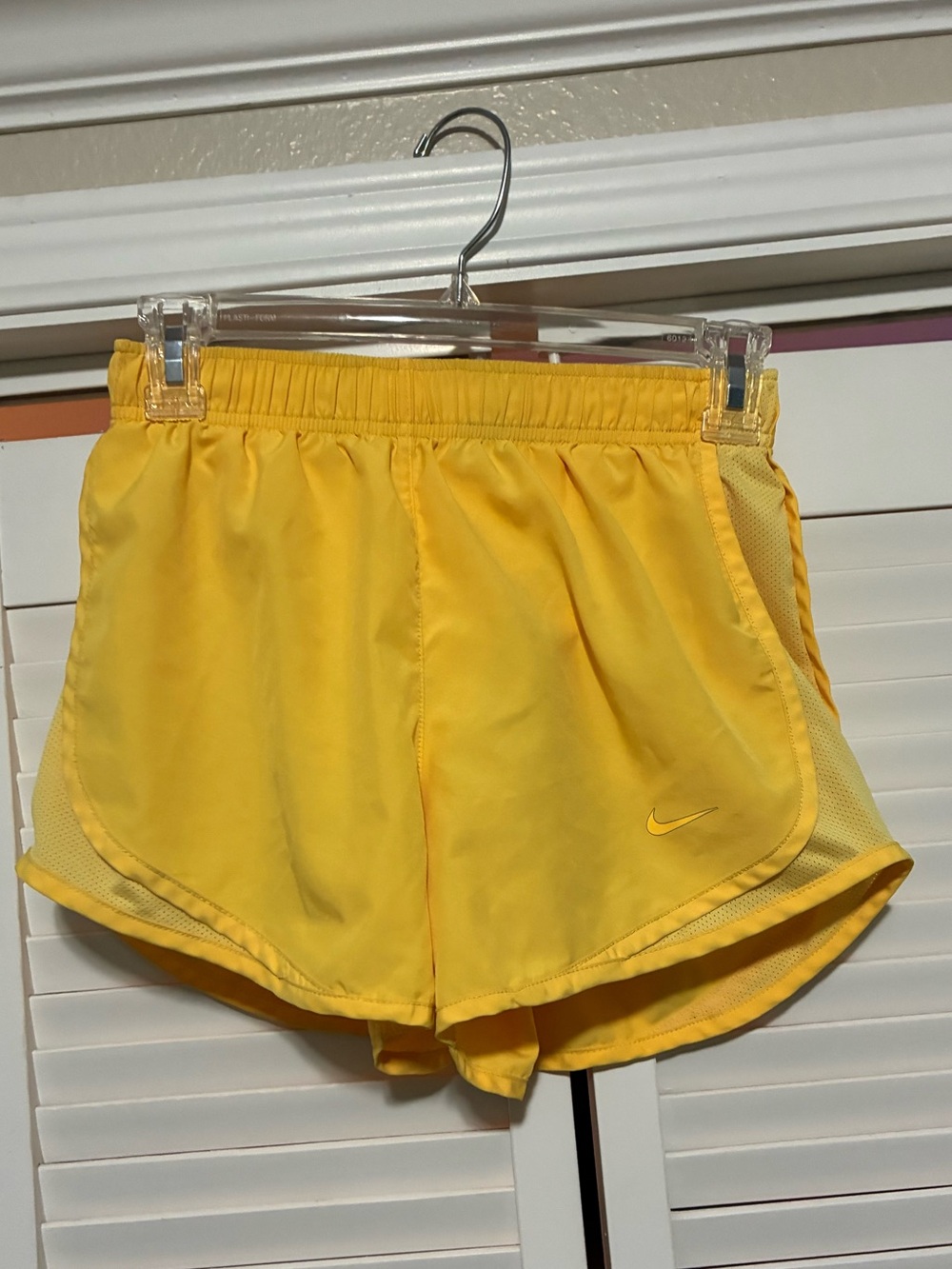 Nike Women's Bright Yellow Running Shorts